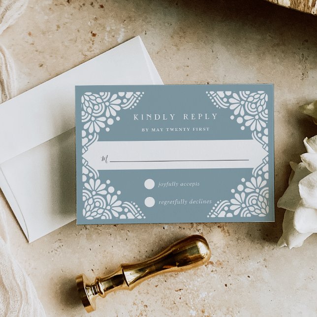 Beaux Arts RSVP-Karte | Tourmaline RSVP Karte (Von Creator hochgeladen)