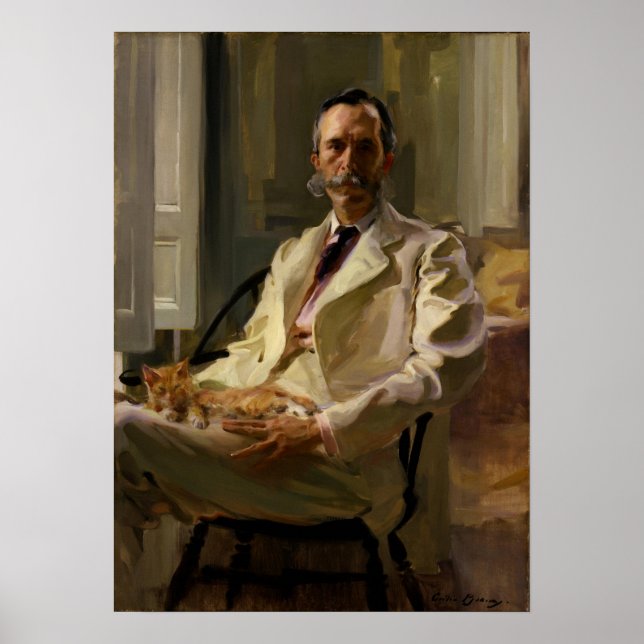 Beaux - Mann mit der Katze (Henry Sturgis) Poster (Vorne)