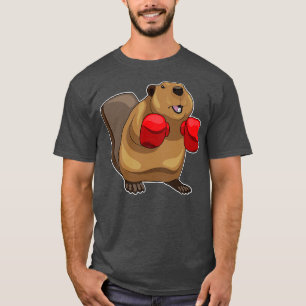 Beaver Boxer Boxhandschuhe T-Shirt