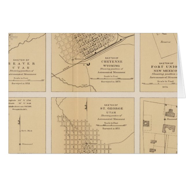 Beaver, Cheyenne, Fort Union, Georgetown (Vorderseite (Horizontal))