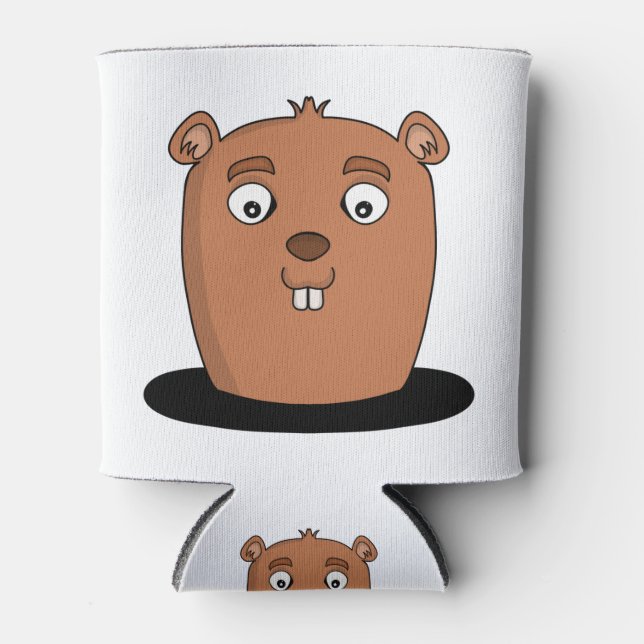 Beaver coming out of a hole dosenkühler (Vorderseite)