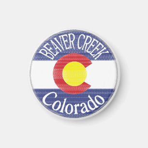 Beaver Creek Colorado Circle Magnet