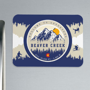 Beaver Creek Colorado Flag Berg Souvenir Magnet