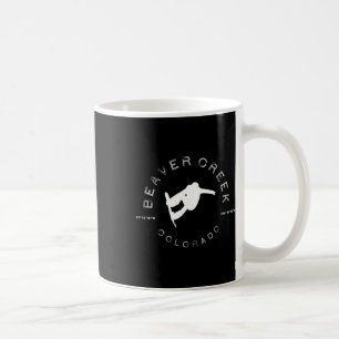 Beaver Creek Colorado Grafik Vintages Snowboarden Kaffeetasse