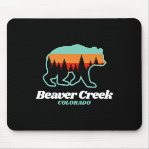 Beaver Creek Colorado Skifahren Snowboarden Bär Mousepad