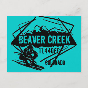 Beaver Creek Colorado Skipass Postkarte