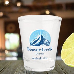 Beaver Creek Colorado USA après-ski souvenir Schnapsglas
