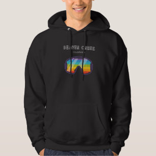 Beaver Creek New Colorado LGBTQ Pride Ski Googles Hoodie