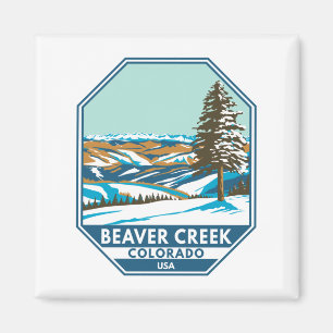 Beaver Creek Skigebiet Winter Colorado Magnet