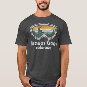 Beaver Creek Snowboarding Retro Colorado Snowboard T-Shirt