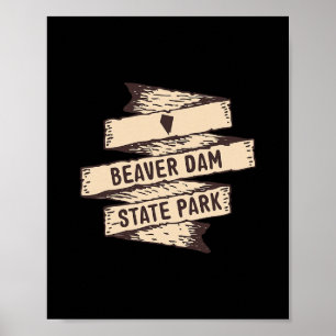 Beaver Dam State Park Nevada Nv Holzschild Urlaub Poster