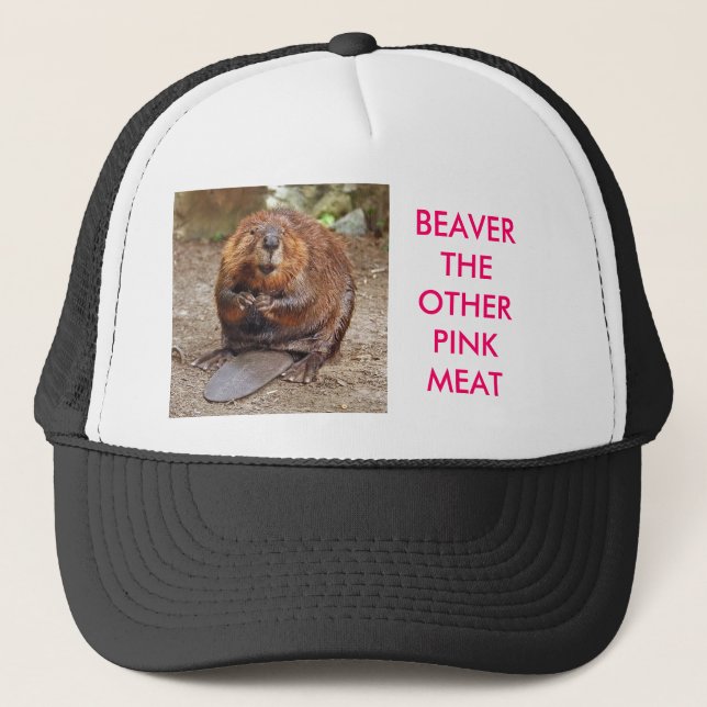 BEAVER DAS ANDERE ROSA FLEISCH TRUCKERKAPPE (Vorderseite)