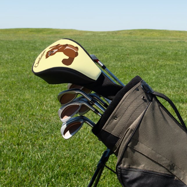 Beaver Design Golf Headcover (In SItu)
