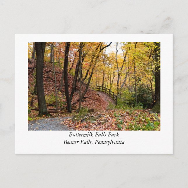 Beaver Falls Pennsylvania Postkarte (Vorderseite)