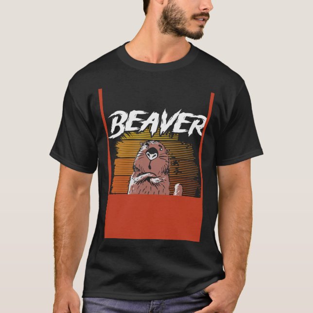 Beaver Fever Backprint Beaver T-Shirt (Vorderseite)
