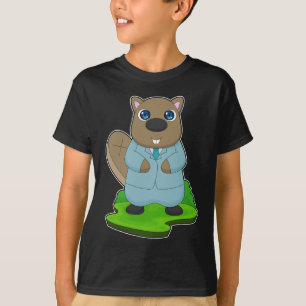 Beaver Groom Anzug Wedding T-Shirt