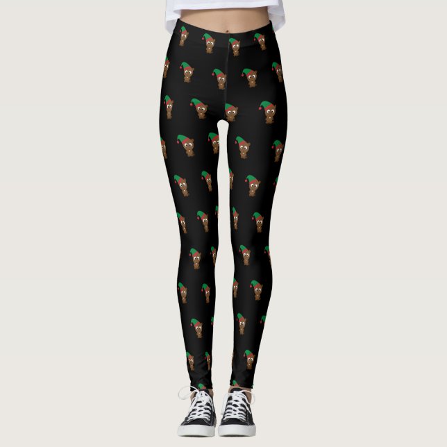 Beaver Holiday Elf Leggings (Vorderseite)