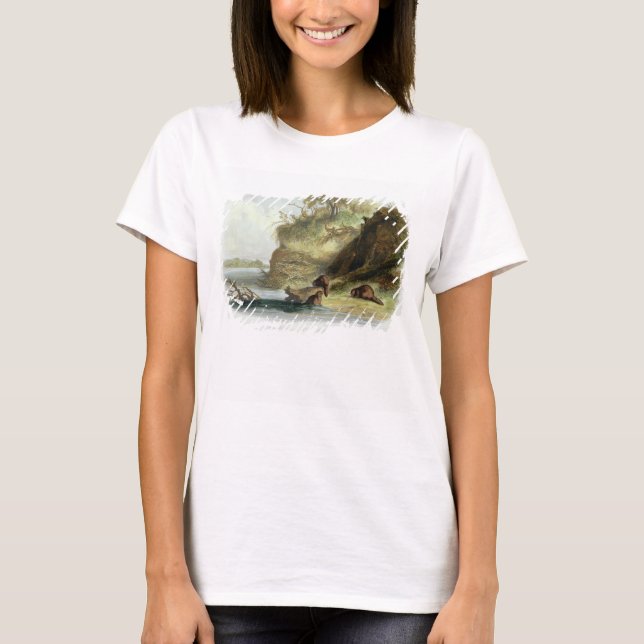 Beaver Hut on the Missouri, Plattform 17 from volu T-Shirt (Vorderseite)