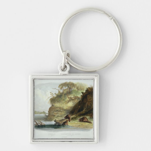 Beaver Hütte auf dem Missouri, überziehen Sie 17 Schlüsselanhänger (Vorne)