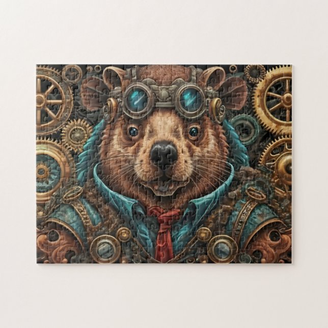 Beaver Jigsaw Puzzles (Horizontal)