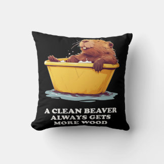Beaver Lover Bath Kissen