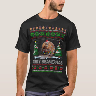Beaver Lover Weihnachten Uganda Xmas Beaver Sweate T-Shirt
