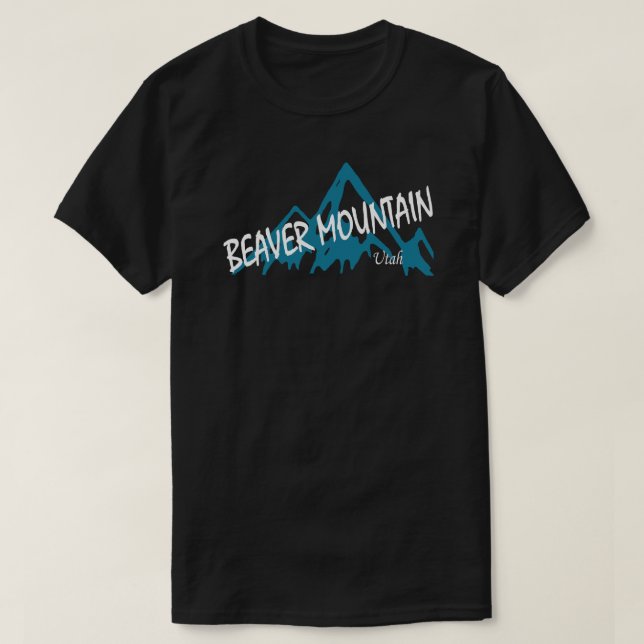 Beaver Mountain Resort Berge T-Shirt (Design vorne)