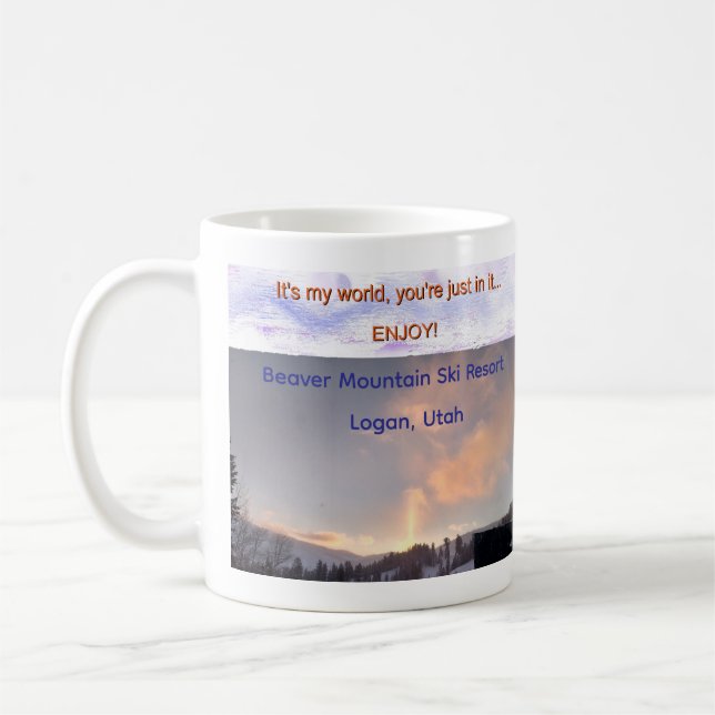 Beaver Mountain Ski Resort Tasse (Links)