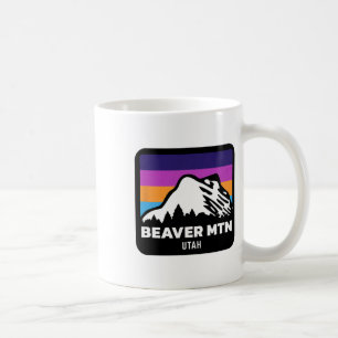 Beaver Mountain Utah Skifahren Snowboarden Familie Kaffeetasse