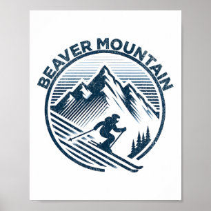 Beaver Mountain Utah Skigebiet Colorado Poster