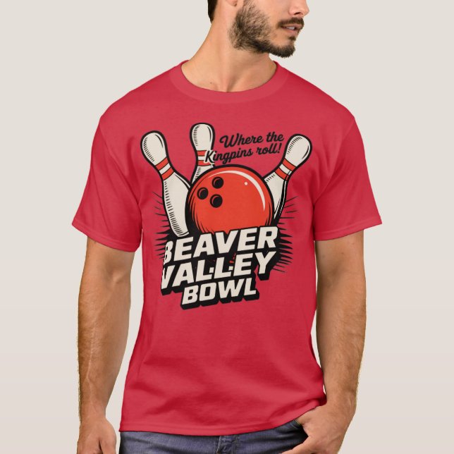 Beaver Valley Bowl - Rochester, PA T-Shirt (Vorderseite)