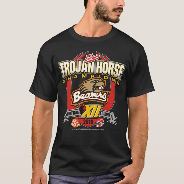 Beavercreek Trojan- Horseteam-Shirts 2018 T-Shirt (Vorderseite)