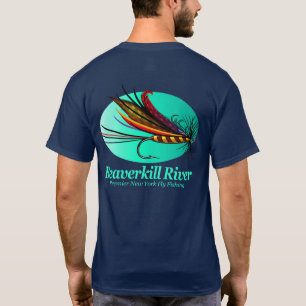 Beaverkill Fluss (Fliege) T-Shirt