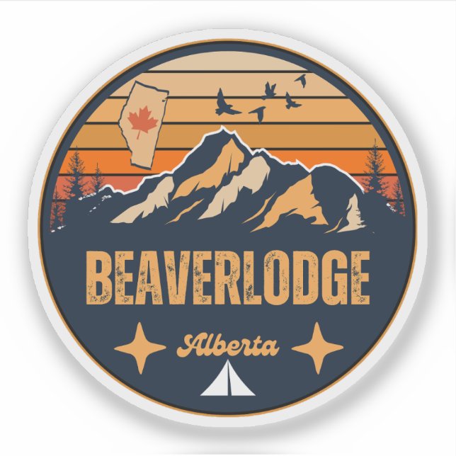 Beaverlodge, Alberta Aufkleber (Vorderseite)