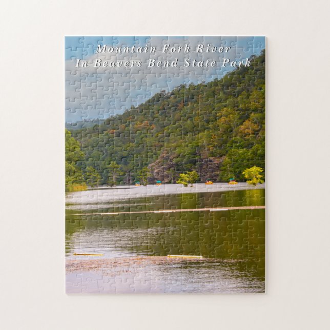 Beavers Bend - Mountain Fork River Jigsaw Puzzle (Vertikal)