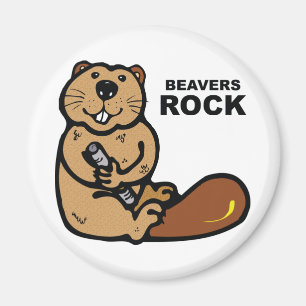 Beavers Rock Magnet