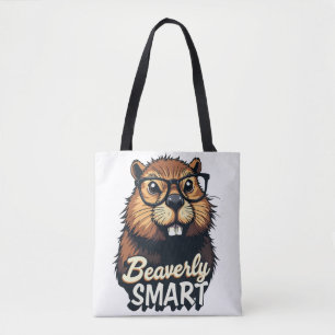 Beaversmart - Funny Beaver mit Brillen Graphic
