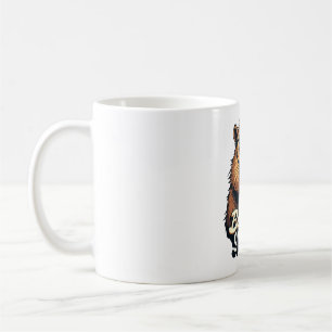 Beaversmart - Funny Beaver mit Brillen Graphic Kaffeetasse