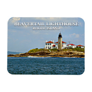 Beavertail Leuchtturm, Rhode Island Magnet