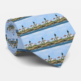 Beavertail Leuchtturm, Rhode Island Mens Krawatte