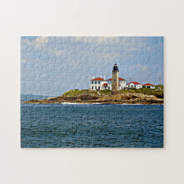 Beavertail Leuchtturm, Rhode Island Puzzle (Horizontal)