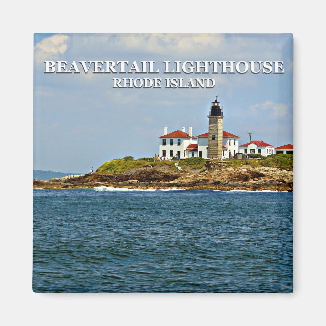 Beavertail Light, Rhode Island Magnet (Vorne)
