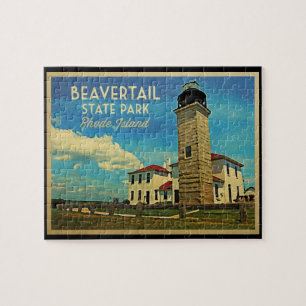 Beavertail Lighthouse Rhode Island Puzzle