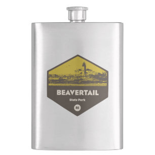 Beavertail Staat Park Rhode Island Flachmann