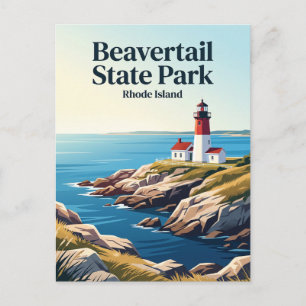 Beavertail State Park Rhode Island Postkarte