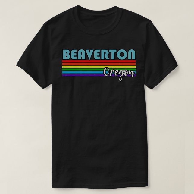Beaverton Oregon Pride Beaverton LGBT Geschenk LGB T-Shirt (Design vorne)
