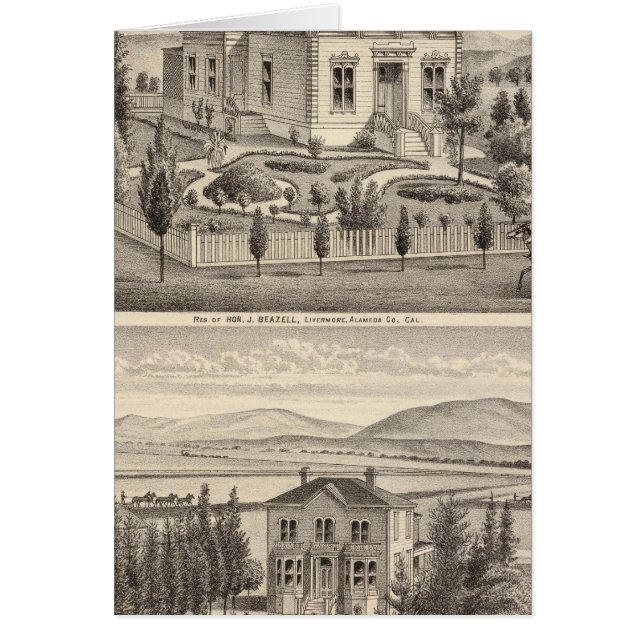 Beazell, englische Residenzen, Bauernhöfe (Vorne)