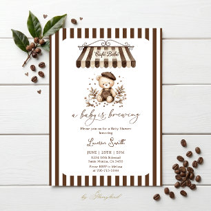 Bebe Cafe, Ein Baby braut Baby Shower Einladung