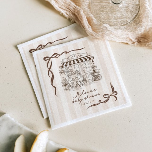 Bebe Cafe Geschlechtsneutraler Bogen Streifen Baby Serviette (Von Creator hochgeladen)