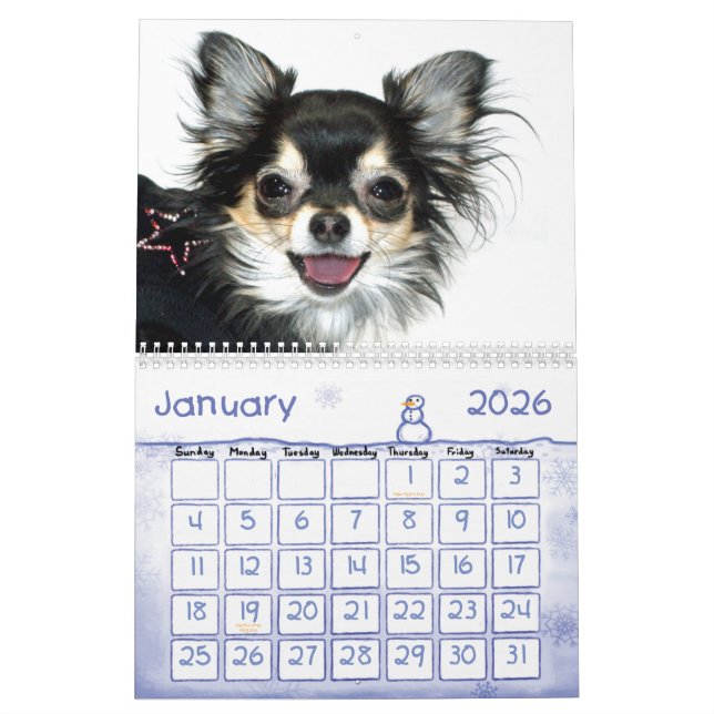 Bebe der Kalender der Chihuahua-2015 (Jan 2026)